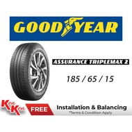 185/65/15 Goodyear Assurance Triplemax 2 (with Installation)