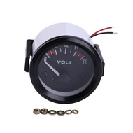 X13D Car Meter,Voltmeter 12V 52mm/2in Meter Gauges 8-16V VoltMeter Electronic Voltmeter Gauges
