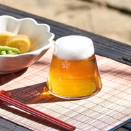 【質感禮物】日本田島硝子 日本製富士山寶永玻璃杯