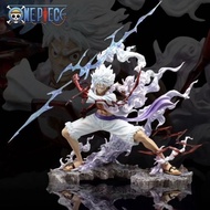 28cm Anime One Piece Sun God Nika Luffy Figure GK Gear Fifth The island of Ghosts Statue Pvc Action Figurine Collection