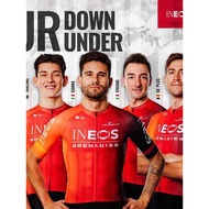 2024 Tour de France INEOS Hercules Team Cycling Jersey Road Bike Quick-Drying Long Short-Sleeved Top