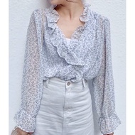 Korean women's office shirt - 2 Hands (Size XL)