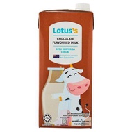 Lotus's Tesco Full Cream Milk / Chocolate UHT Milk 1L Susu Manufactured by Farm Fresh