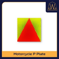 P Plate Sticker for Motorcycles
