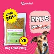 [MIDMONTH] Petchef Dog Food (LAMB)| Fresh Cooked | Frozen | Wet Food| Healthy | Makanan Anjing | Mak