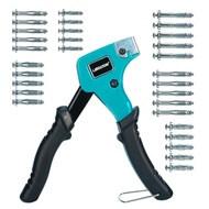 LIBRATON 30PCS Molly Bolts for Drywall & Plaster Walls (0.12"-1.52") in 6 Sizes Screws with Setting 
