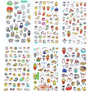 Brown Cat Stickers (6 PIECES PER PACK) Goodie Bag Gifts Christmas Teachers' Day Children's Day