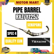 YAMAHA RXZ RXZ135 Y125 Y125Z 125Z OPEN RACING EXHAUST PIPE OP RACING PIPE ON BARREL SPEC 4 TS RACING