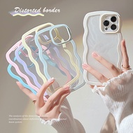 Korean Version Candy Color Wave Apple i16 i15 i14 i13 pro i12 i11 Phone Case iPhone Phone Case Prote