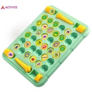 <Activee> 2-4 Player Flip Chess Memory Game Board Games Double Player Battle Puzzle Kid Concentratio