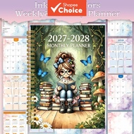Planner Notebook 2027 Fantasy Forest Journal Ink Color Page Schedule Book Planners Book 2027
