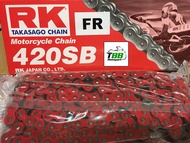 โซ่ RK chain 420 สี CY มีหลายสี พร้อมส่ง โซ่RK อุปกรณ์แต่งรถ อะไหล่แต่งรถ อะไหล่มอเตอร์ไซค์ เวฟ110i 