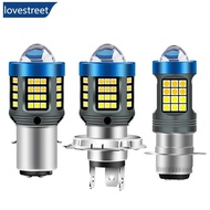 LOVESTREET 1Pc P15d BA20d H6 Motorcycle Led Headlight Led H4 Motorcycle Light Headlight With Lens Mo