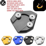 Motorcycle Side Stand Kickstand Enlarge Extension Pad for YAMAHA BWS 2008-2015 RAY 125 2014-2015 SMA