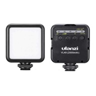 Ulanzi vl49 ไฟติดหัวกล้อง มาพร้อมแบตเตอรี่ในตัว Mini LED Video Light