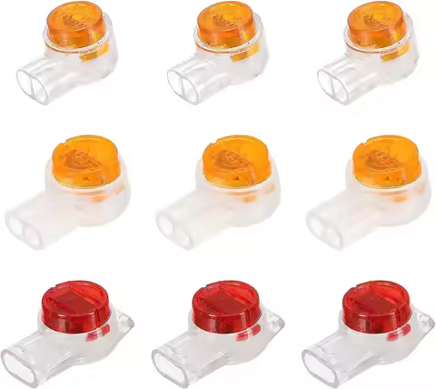 100Pcs K1 K2 K3 Wire Splice Connector Waterproof Uy Gel Filled Wire Button Connector Clear Phone Spl