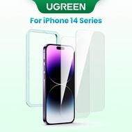 UGREEN 2PCS Phone Screen Protector For iPhone 14 Pro Max Tempered Glass Film For iPhone 2021 Full Co