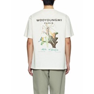 WOOYOUNGMI Orchid Plant Flower Print High Street Short Sleeve T-shirt Unisex