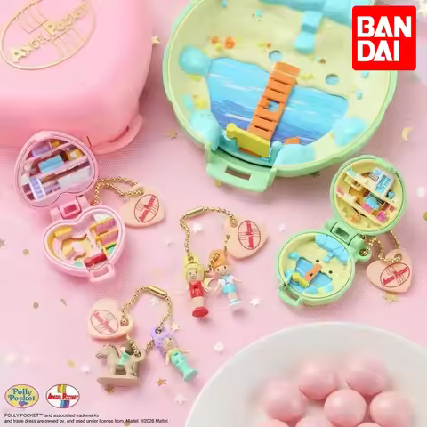 2026.12 Japan Presale Bandai Polly Pocket Vol .3 Blind Box Keychain Collectible Miniature Portable M
