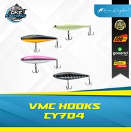 LURE KINGDOM CY704 Bait – VMC Hooks, Realistic Hard Lure, Complete Color Variants