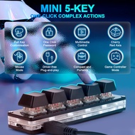 Cherry 5 Keys OSU Keypad Mini Macro Mechanical Keyboard Gaming Programmable Multimedia Control DIY Keyboard For CAD Photoshop shensong