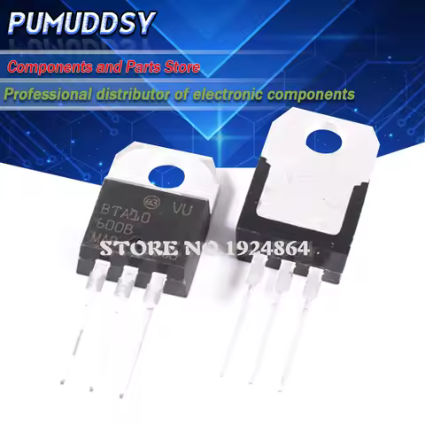 10PCS BTA10-600B TO-220 BTA10-600 BTA10 Triac 10 Amp 600 Volt fast delivery IC