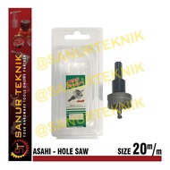 MATA Asahi Japan Hole saw Iron Drill Bit/ 20mm HSS Iron Plate Hole saw/