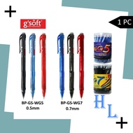 GSoft W5 Retractable Ball Pen 0.5mm