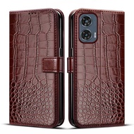 For Motorola Moto G96 5G Case Wallet Card Holder stand Magnetic flip leather Cover Case For Moto G96