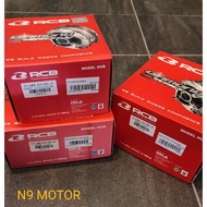 RCB DIAMOND E-SERIES WHEEL HUB LC135 / LC5S / SRL / Y15 FRONT HUB & REAR HUB CHROME RACING BOY