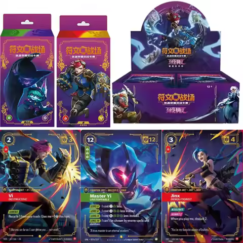 Genuine Riftbound Card Runes Battlefield Breaking Limits Booster Pack Pre-group Box League of Legend