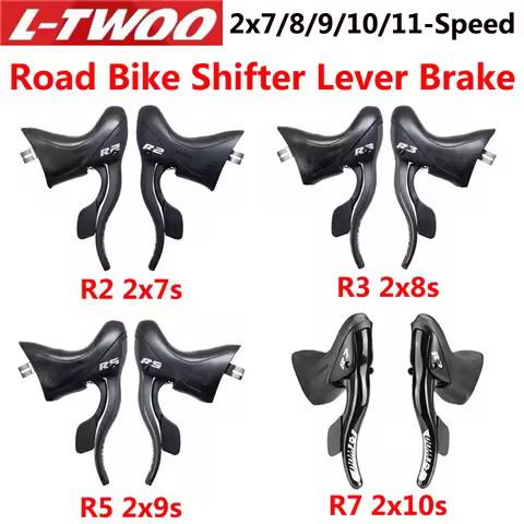 LTWOO STI R2 2x7/R3 2x8/R5 2x9/R7 2x10/R9 2x11 Road Bike Shifters Lever Brake Road Bicycle Compatibl