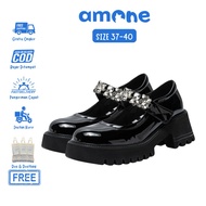 Amone.id | Cyrill heels loafers marry jane import women