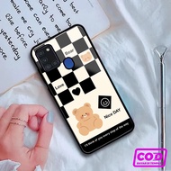 SAMSUNG Case Softcasesamsung galaxy A21s 2D Glossy Hardcase/ - Latest B34R Motif Case - Softcase hp 