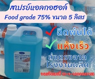 **พร้อมส่ง** สเปรย์แอลกอฮอล์ชนิดน้ำ 75% ขนาด 5 ลิตร