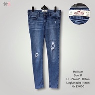 Hollister ripped jeans