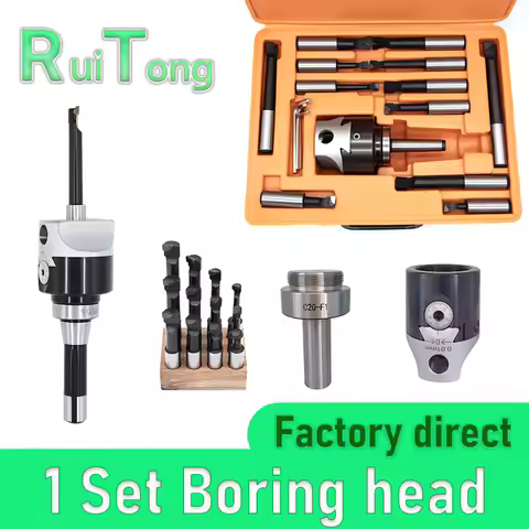 F1 2/3/4 inch 50/75/100mm F1 Type Boring Head 12/18/25mm Lathe Boring Bar Milling Holder For Milling