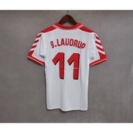 【Retro SSS+】1998 Denmark Customized Premium Quality Away Retro Football Jersey M.LAUDRUP B.LAUDRUP