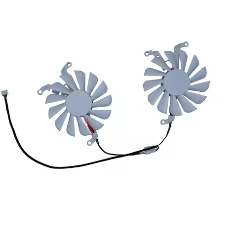 2Pcs/Set,Video Cards Fan,VGA Cooler,T129215SU,For PELADN Radeon RX 5500 XT RX5500XT 8GB GDDR6,Graphi