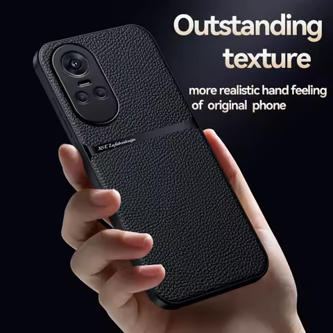 For OPPO Reno 10 5G CPH2531 Case Luxury Leather Magnetic Phone Cases for Oppo Reno10 Pro Global 2023