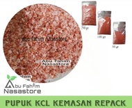 PUPUK KCL IMPORT BELARUSIA KEMASAN REPACK 250GR100GR50GR / KCL SASCO