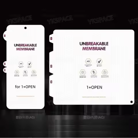 Inner Front Frosted Matte Hydrogel Film For Oneplus OPEN 1+open OPPO Find N 2 3 N2 N3 Clear HD 2 in 