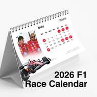 F1 2026 Season Desk Race Calendar - Formula 1 Racing Calendar [Downforce Studio]
