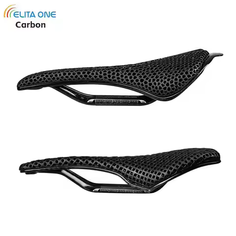 elitaone 3D printing saddle 245x145mm Ultralight 165g Carbon road/MTB Bike Saddles Carbon rails 7x9m