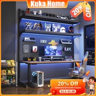 Rak Besi Adjustable Pegboard Stand Gaming Room Rack Bertingkat Pegboard Organizer Computer Table Wal