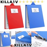 KILLA1V Folder, Reusable Thickened Office Visitor Record Folder,  A4 Vertical Hanging Test Paper Sto
