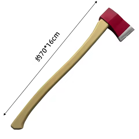 Cosplay Tool 1:1 Axe fire axe Tomahawk Scare Props Stage Performance Role Prop Axe Halloween Safety 