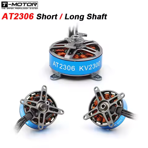 NEW T-motor AT2306 2306 1500KV 1900KV 2300KV 2-3S 3D/4D F3P Brushless Motor 8043/9047 Propeller For 