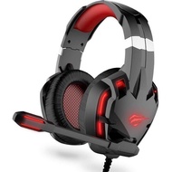 F1093 Havit USB Wired PC Gaming Headset with Noise Cancelling Mic. &amp; In-Line Volume Control, 50mm Drivers for Computer