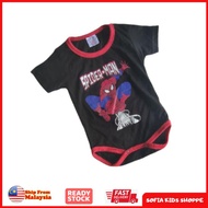 Baby boy clothing rompers Spiderman baju budak kanak-kanak lelaki   | SofiaShoppe